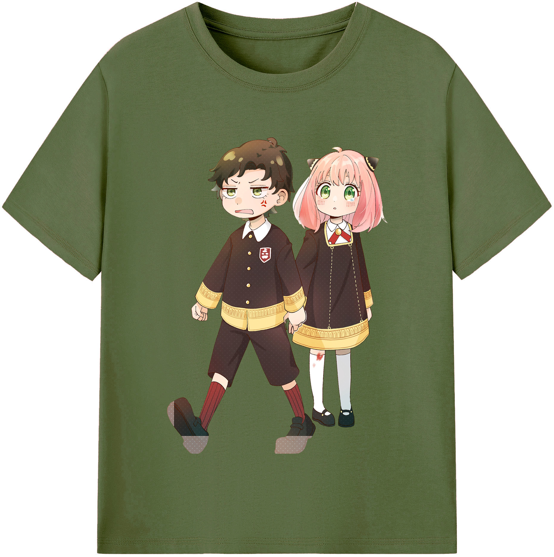 （画像用） SPY×FAMILY间谍家家酒 綿100％半袖Tシャツ（フロントプリント）